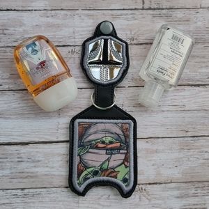 Baby Yoda hand sanitizer holder